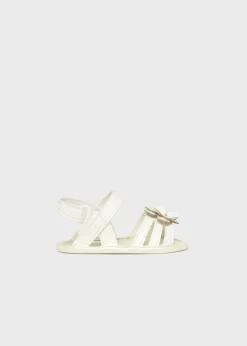 Mayoral Newborn Sandals with Flower