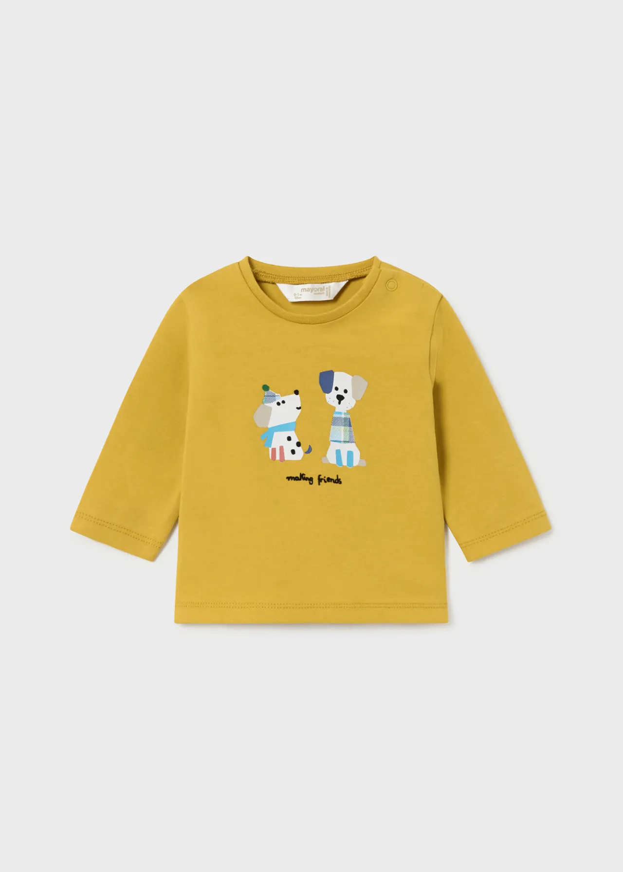 BOY Mayoral Newborn Set of 2 Print T-Shirts