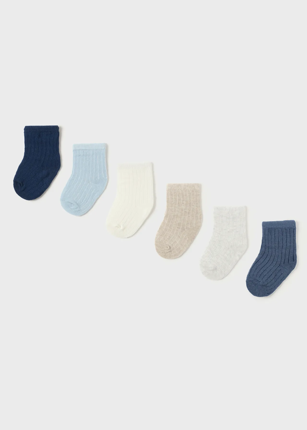 BOY Mayoral Newborn Set of 6 Socks