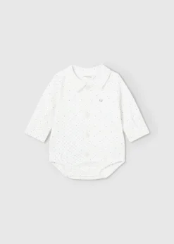 BOY Mayoral Newborn Shirt Bodysuit