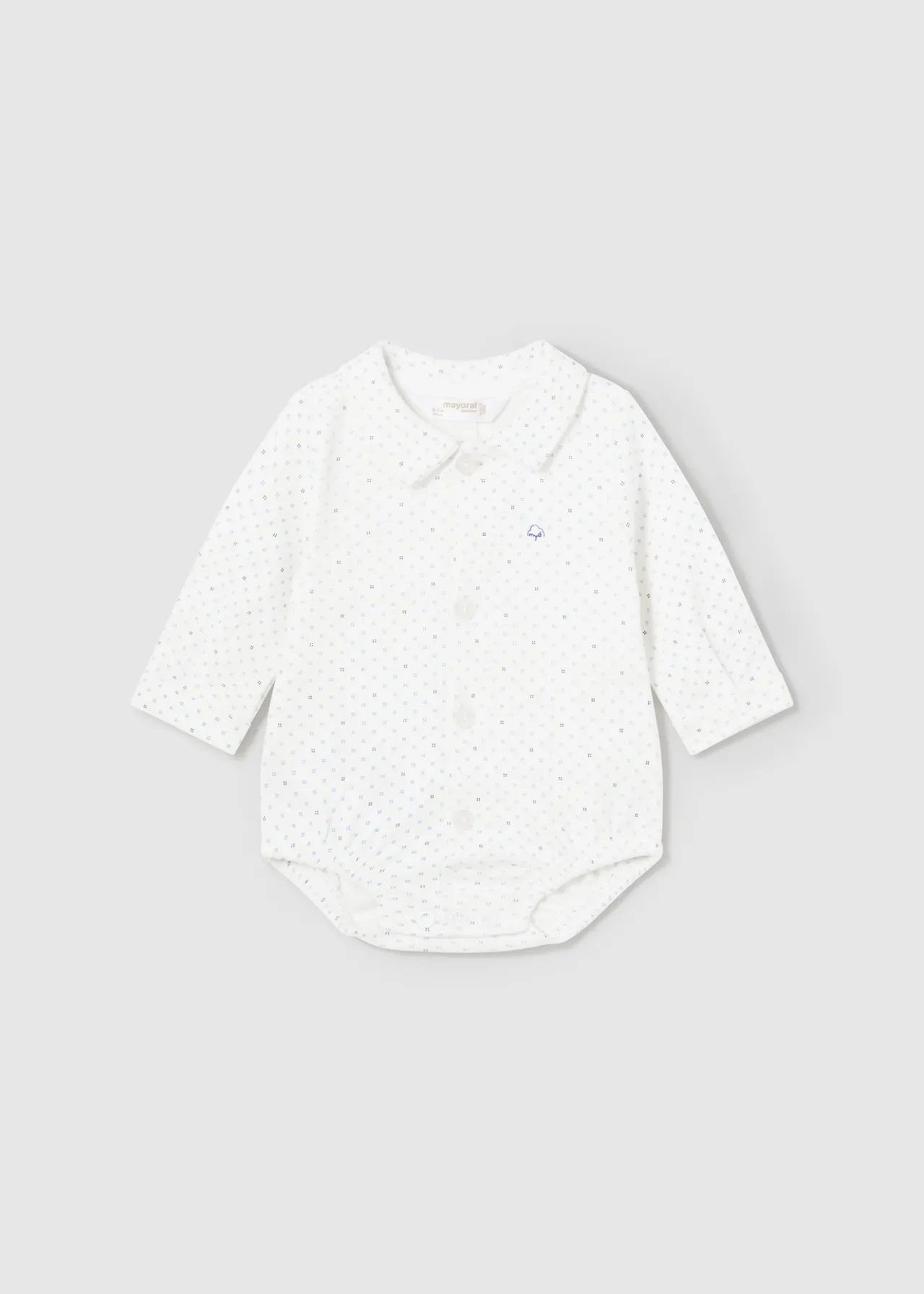 BOY Mayoral Newborn Shirt Bodysuit