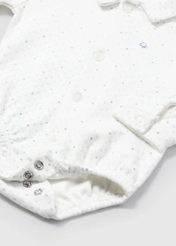 BOY Mayoral Newborn Shirt Bodysuit