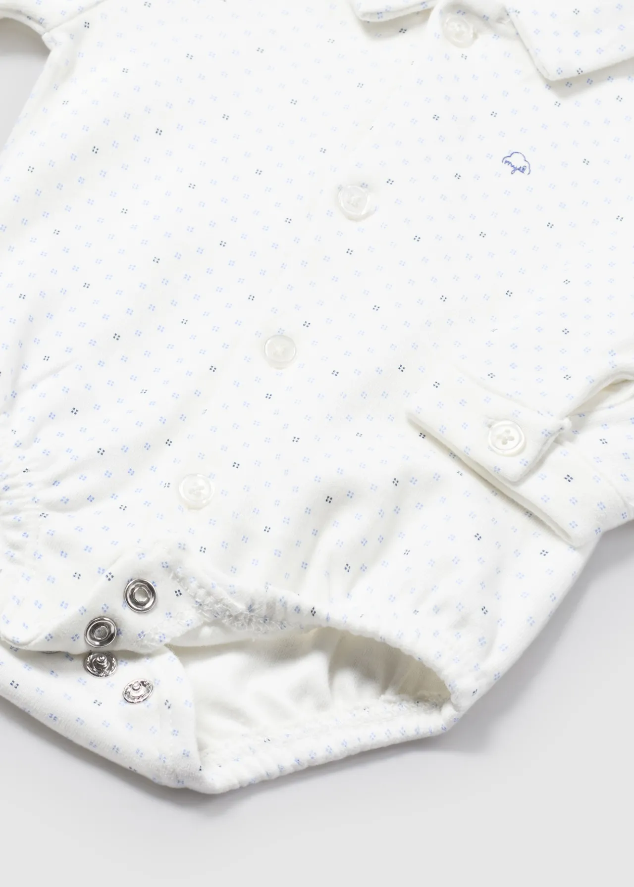BOY Mayoral Newborn Shirt Bodysuit