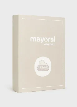 BOY Mayoral Newborn Striped Sweater and Footed Pant Set