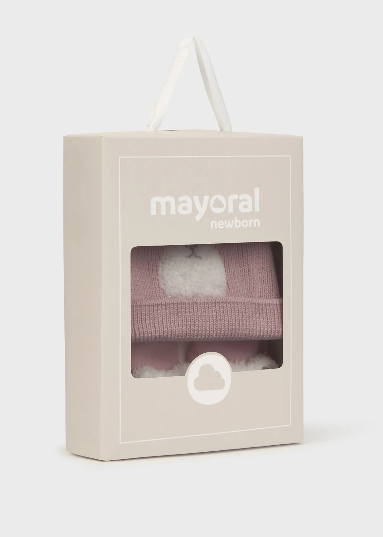 Mayoral Newborn Teddy Hat and Socks Set