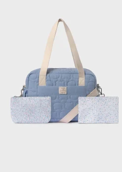 Mayoral Quilted Diaper Bag with Accessories