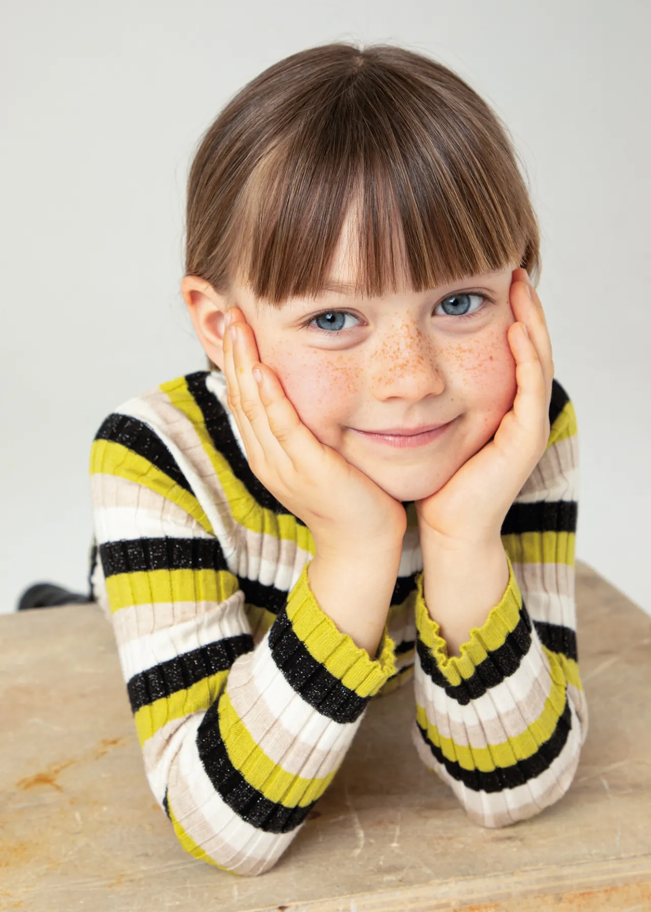 Mayoral Rib-knit mock turtleneck top girls