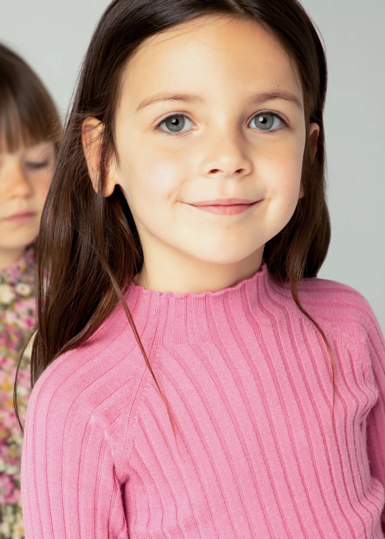 Mayoral Rib-knit mock turtleneck top girls