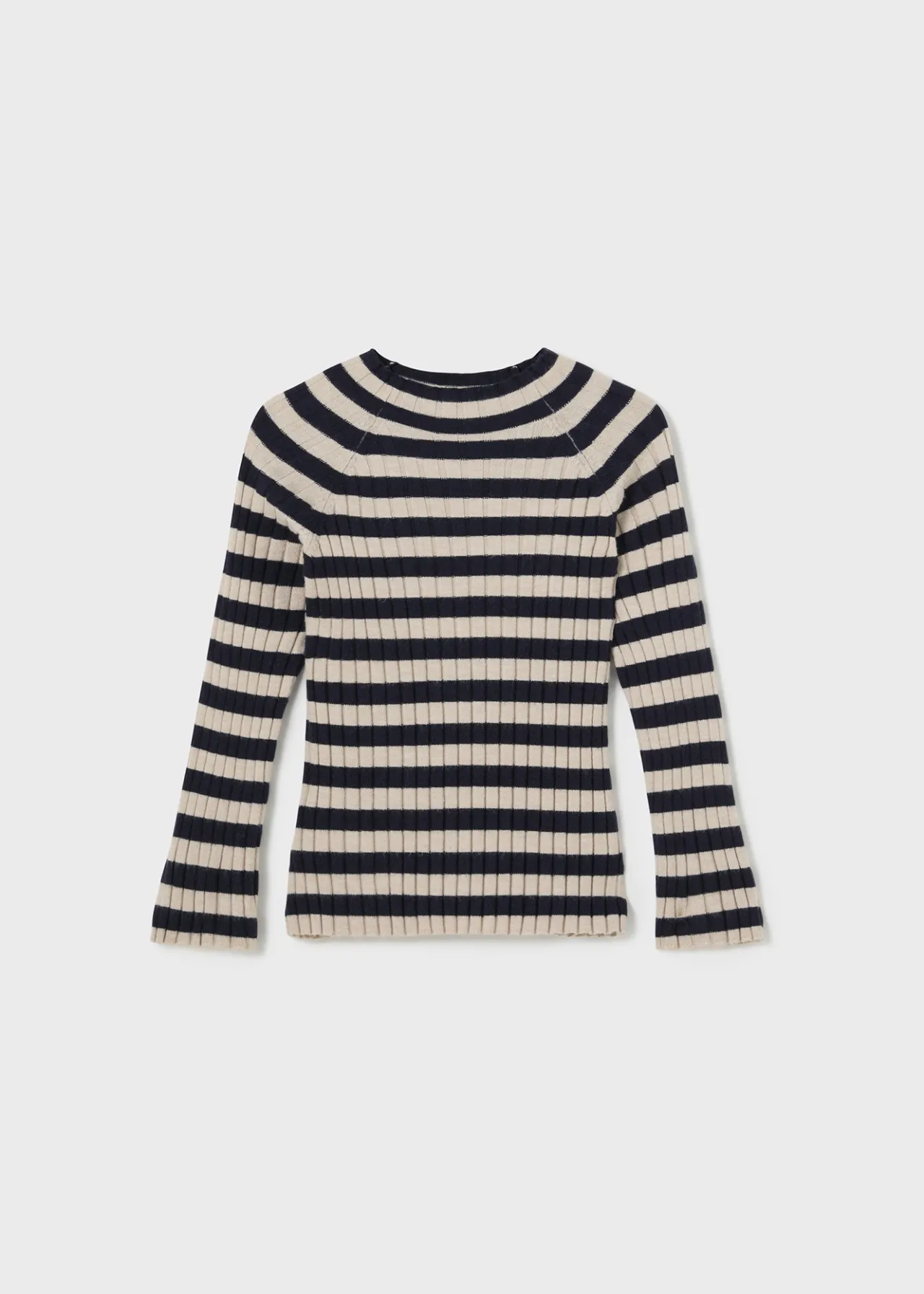 Mayoral Rib-knit mock turtleneck top girls