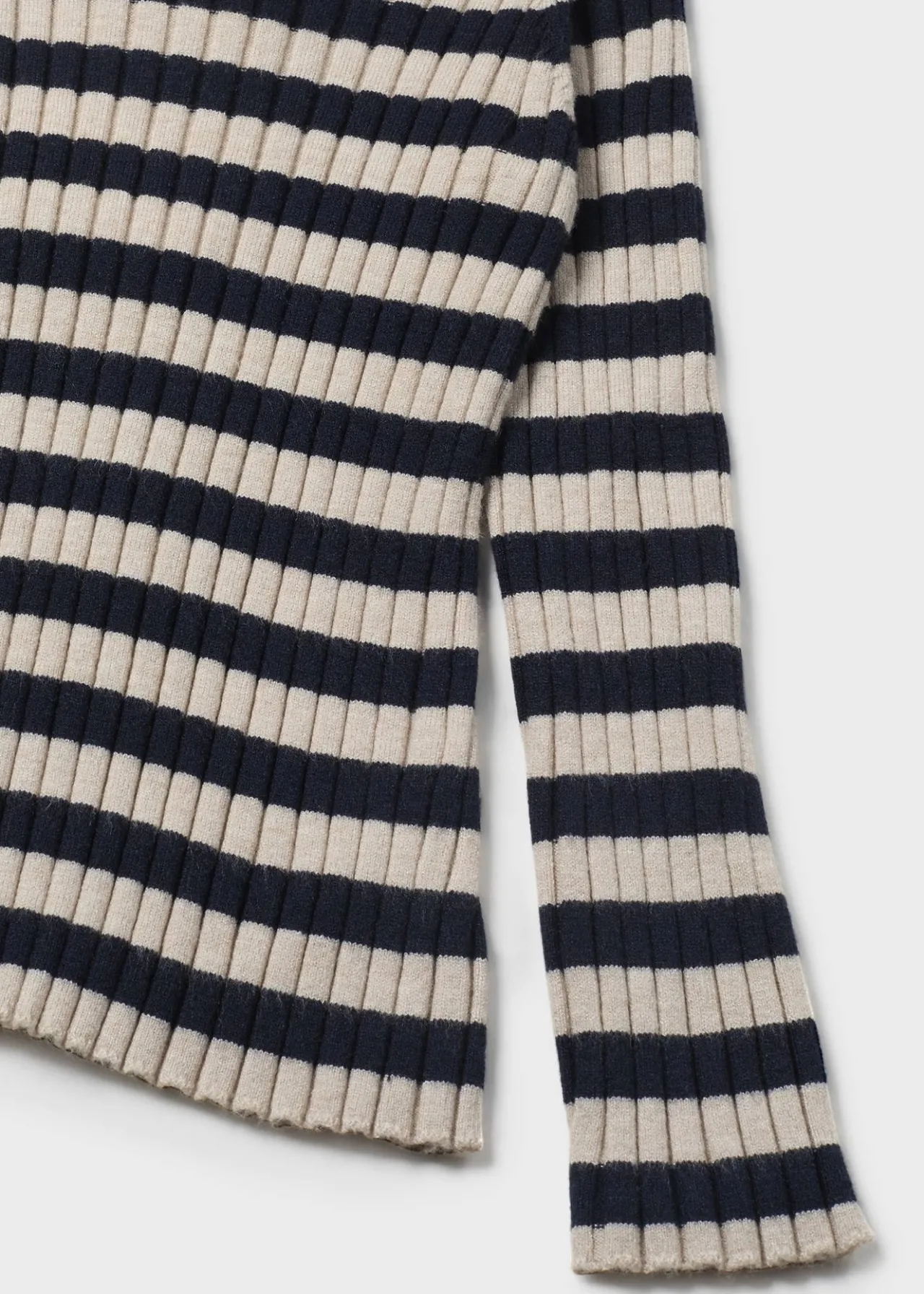 Mayoral Rib-knit mock turtleneck top girls