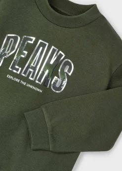 BOY Mayoral Sweatshirt mountain letters boys