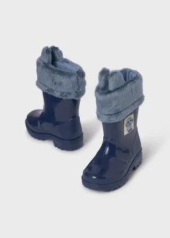 BOY Mayoral Unisex Fur Lined Rain Boots